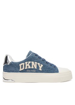 Trampki DKNY York K3566352 Granatowy ze sklepu eobuwie.pl w kategorii Trampki damskie - zdjęcie 184927796