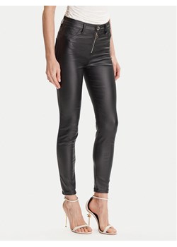 Rinascimento Spodnie z imitacji skóry CFC0126158003 Czarny Skinny Fit ze sklepu MODIVO w kategorii Spodnie damskie - zdjęcie 184928138