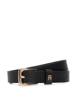 Tommy Hilfiger Pasek Damski Th Libre 2.5 AW0AW17767 Czarny ze sklepu MODIVO w kategorii Paski damskie - zdjęcie 184928146