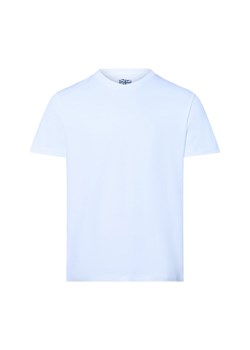 Finshley & Harding London Koszulka męska - Oscar Mężczyźni Bawełna biały jednolity ze sklepu vangraaf w kategorii T-shirty męskie - zdjęcie 184928946