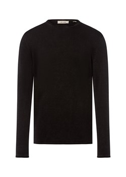 Only&Sons Męski sweter z dzianiny - ONSGarson Mężczyźni czarny jednolity ze sklepu vangraaf w kategorii Swetry męskie - zdjęcie 184928957