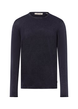 Only&Sons Męski sweter z dzianiny - ONSGarson Mężczyźni granatowy jednolity ze sklepu vangraaf w kategorii Swetry męskie - zdjęcie 184928958