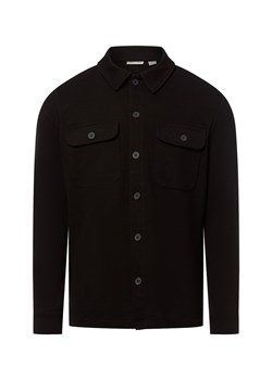 Only&Sons Bluza męska - ONSNewkodyl Mężczyźni Sztuczne włókno czarny jednolity ze sklepu vangraaf w kategorii Koszule męskie - zdjęcie 184928959