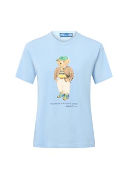 Polo Ralph Lauren Koszulka damska Kobiety Bawełna jasnoniebieski nadruk ze sklepu vangraaf w kategorii Bluzki damskie - zdjęcie 184928988
