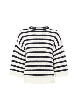 Msch Copenhagen Damski sweter z dzianiny - MSCHLeika Jillena Kobiety dzianina grubo tkana écru w paski ze sklepu vangraaf w kategorii Swetry damskie - zdjęcie 184928995