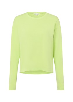 mbyM Damska koszulka z długim rękawem - Perseus-M Kobiety Sztuczne włókno cytrynowy jednolity ze sklepu vangraaf w kategorii Bluzki damskie - zdjęcie 184928996