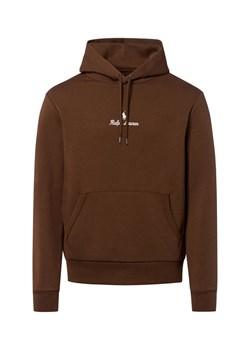 Polo Ralph Lauren Męski sweter z kapturem Mężczyźni kasztanowy jednolity ze sklepu vangraaf w kategorii Bluzy męskie - zdjęcie 184929006