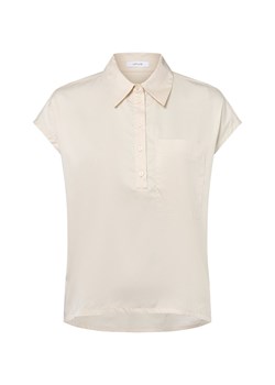 Opus Bluzka damska - Fajora Kobiety Bawełna beżowy jednolity ze sklepu vangraaf w kategorii Bluzki damskie - zdjęcie 184929008