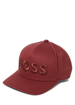 BOSS Czapka męska - Sevile Mężczyźni Bawełna koniakowy jednolity ze sklepu vangraaf w kategorii Czapki z daszkiem męskie - zdjęcie 184929026