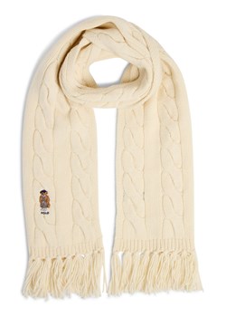 Polo Ralph Lauren Damski szalik z dzianiny z zawartością wełny Kobiety Wełna écru jednolity ze sklepu vangraaf w kategorii Szaliki i chusty damskie - zdjęcie 184929067