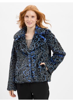 Rich & Royal Damska kurtka ze sztucznego futra Kobiety niebieski wzorzysty ze sklepu vangraaf w kategorii Kurtki damskie - zdjęcie 184929075