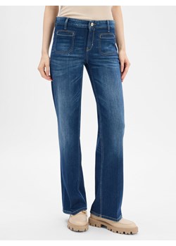 Cambio Dżinsy - Tess Kobiety Bawełna medium stone jednolity ze sklepu vangraaf w kategorii Jeansy damskie - zdjęcie 184929079