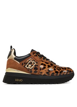 Sneakersy Liu Jo Maxi Wonder 01 BF5009 EX332 Brązowy ze sklepu eobuwie.pl w kategorii Buty sportowe damskie - zdjęcie 184930509