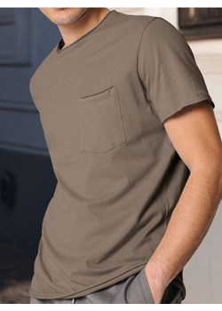 Sinsay - Koszulka - brązowy ze sklepu Sinsay w kategorii T-shirty męskie - zdjęcie 184934259