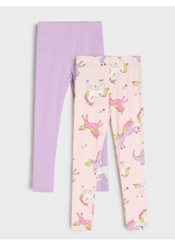 Sinsay - Legginsy 2 pack - wielobarwny ze sklepu Sinsay w kategorii Spodnie dziewczęce - zdjęcie 184934547