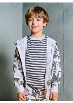 Sinsay - Koszulka w paski - szary ze sklepu Sinsay w kategorii T-shirty chłopięce - zdjęcie 184934616