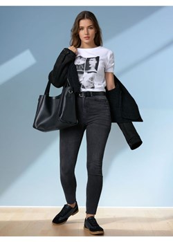 Sinsay - Jeansy skinny - szary - id: 942CF-90J - marki Sinsay - 184934689 Sinsay - Jeansy skinny - szary ze sklepu Sinsay w kategorii Jeansy damskie - zdjęcie 184934689