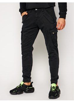 Alpha Industries Spodnie materiałowe Combat 126215 Czarny Slim Fit ze sklepu MODIVO w kategorii Spodnie męskie - zdjęcie 184936777