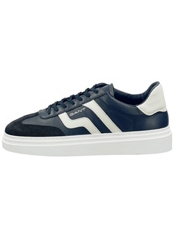GANT Footwear Skórzane sneakersy &quot;Cuzmoon&quot; w kolorze granatowo-białym ze sklepu Limango Polska w kategorii Trampki męskie - zdjęcie 184938275