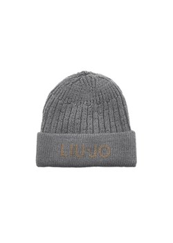 Liu Jo Czapka LOGO BORCHIE | z dodatkiem wełny ze sklepu Gomez Fashion Store w kategorii Czapki zimowe damskie - zdjęcie 184941745