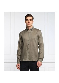 Oscar Jacobson Lniana koszula Harry 3 | Slim Fit ze sklepu Gomez Fashion Store w kategorii Koszule męskie - zdjęcie 184942507