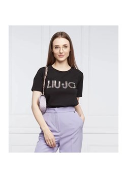 Liu Jo T-shirt | Regular Fit ze sklepu Gomez Fashion Store w kategorii Bluzki damskie - zdjęcie 184942659