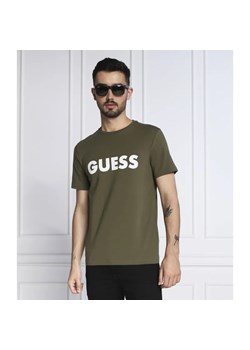 GUESS T-shirt LABYRINTH | Slim Fit ze sklepu Gomez Fashion Store w kategorii T-shirty męskie - zdjęcie 184943108