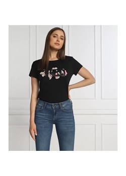 Liu Jo Sport T-shirt | Regular Fit ze sklepu Gomez Fashion Store w kategorii Bluzki damskie - zdjęcie 184943135