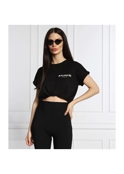 Balmain T-shirt | Cropped Fit ze sklepu Gomez Fashion Store w kategorii Bluzki damskie - zdjęcie 184943849