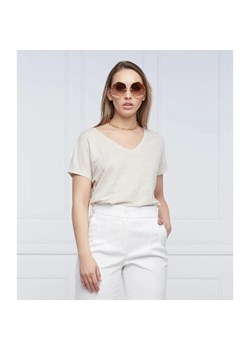 RIANI Lniany t-shirt | Regular Fit ze sklepu Gomez Fashion Store w kategorii Bluzki damskie - zdjęcie 184943918