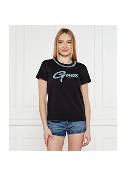 GUESS T-shirt CHAIN | Regular Fit ze sklepu Gomez Fashion Store w kategorii Bluzki damskie - zdjęcie 184943969