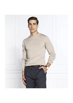 Oscar Jacobson Wełniany sweter Custer | Slim Fit ze sklepu Gomez Fashion Store w kategorii Swetry męskie - zdjęcie 184943976