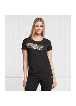 EA7 T-shirt | Regular Fit ze sklepu Gomez Fashion Store w kategorii Bluzki damskie - zdjęcie 184944286