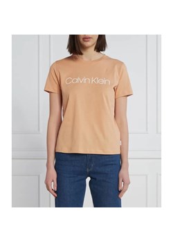 Calvin Klein T-shirt | Regular Fit ze sklepu Gomez Fashion Store w kategorii Bluzki damskie - zdjęcie 184944515