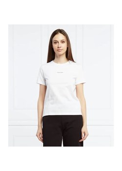 Calvin Klein T-shirt | Regular Fit ze sklepu Gomez Fashion Store w kategorii Bluzki damskie - zdjęcie 184945677