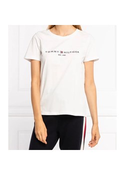 Tommy Hilfiger T-shirt | Regular Fit ze sklepu Gomez Fashion Store w kategorii Bluzki damskie - zdjęcie 184945815