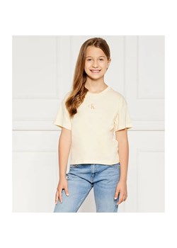 Calvin Klein Jeans T-shirt | Relaxed fit ze sklepu Gomez Fashion Store w kategorii Bluzki dziewczęce - zdjęcie 184947255