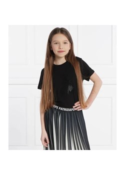 Patrizia Pepe T-shirt MAGLIA | Regular Fit ze sklepu Gomez Fashion Store w kategorii Bluzki dziewczęce - zdjęcie 184947278