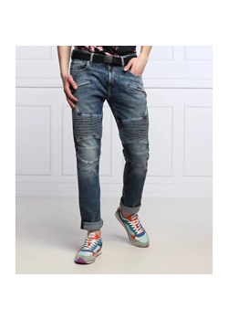 GUESS Jeansy PIN TUCK MOTO | Slim Fit ze sklepu Gomez Fashion Store w kategorii Jeansy męskie - zdjęcie 184947317