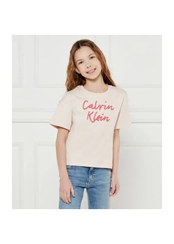 Calvin Klein Jeans T-shirt | Relaxed fit ze sklepu Gomez Fashion Store w kategorii Bluzki dziewczęce - zdjęcie 184947569