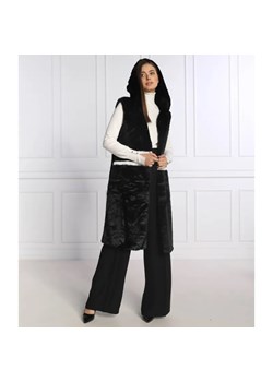 Silvian Heach Futrzany Bezrękawnik | Longline Fit ze sklepu Gomez Fashion Store w kategorii Kamizelki damskie - zdjęcie 184947728