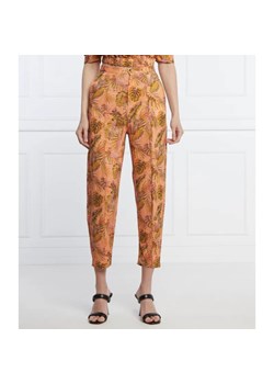 Desigual Spodnie | Regular Fit | z dodatkiem lnu ze sklepu Gomez Fashion Store w kategorii Spodnie damskie - zdjęcie 184947848
