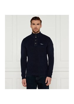 Aeronautica Militare Sweter | Regular Fit ze sklepu Gomez Fashion Store w kategorii Swetry męskie - zdjęcie 184948148