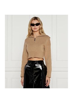 HUGO Sweter Sheveni | Cropped Fit | z dodatkiem wełny i kaszmiru ze sklepu Gomez Fashion Store w kategorii Swetry damskie - zdjęcie 184948208