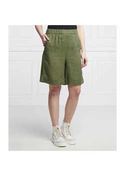 Marella SPORT Lniane szorty TEGLIA | Loose fit | high waist ze sklepu Gomez Fashion Store w kategorii Szorty - zdjęcie 184948438