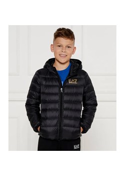 EA7 Puchowa kurtka | Regular Fit ze sklepu Gomez Fashion Store w kategorii Kurtki chłopięce - zdjęcie 184948445