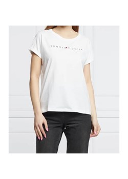 Tommy Hilfiger T-shirt | Regular Fit ze sklepu Gomez Fashion Store w kategorii Bluzki damskie - zdjęcie 184948595