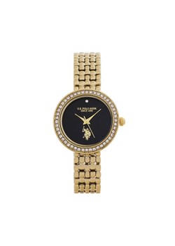 Zegarek U.S. Polo Assn. Harmony USP8433BK Złoty ze sklepu eobuwie.pl w kategorii Zegarki - zdjęcie 184948688