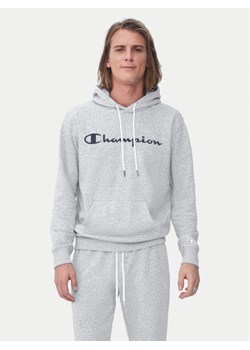 Champion Bluza Script Logo 217142 Szary Comfort Fit ze sklepu MODIVO w kategorii Bluzy męskie - zdjęcie 184949969