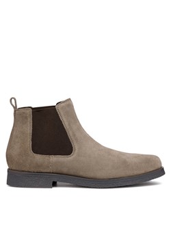 Geox Sztyblety Uomo Claudio U2658A 00022 C1018 Szary ze sklepu MODIVO w kategorii Buty zimowe męskie - zdjęcie 184949979